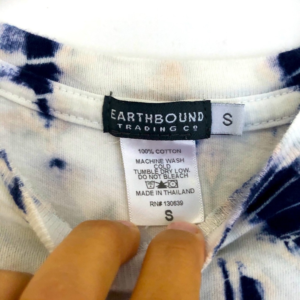 Tie-Dye EARTHBOUND Trading Cō Long Cut T-Shirt - Picture 4 of 7